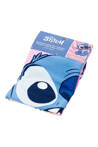 Toalla de playa Ángel y Stitch Lilo y Stitch Disney - Rosa - 70 x 140 cm