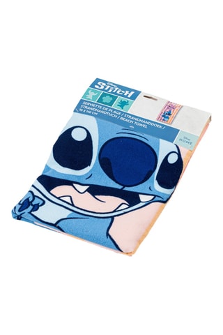 Toalla de playa Ángel y Stitch Lilo y Stitch Disney - Rosa - 70 x 140 cm