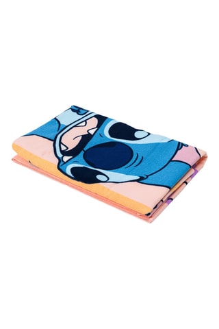 Toalla de playa Ángel y Stitch Lilo y Stitch Disney - Rosa - 70 x 140 cm