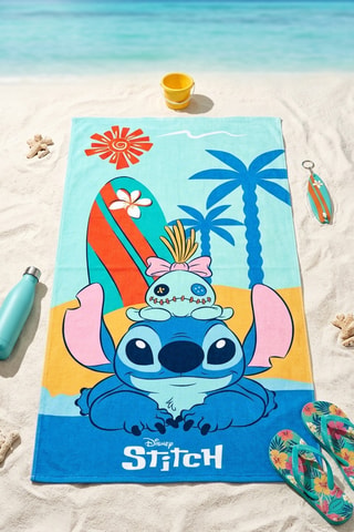 Toalla de playa Stitch Lilo y Stitch Disney - Azul ­- 70 x 140 cm