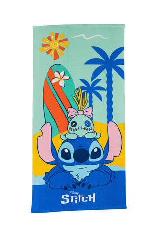 Toalla de playa Stitch Lilo y Stitch Disney - Azul ­- 70 x 140 cm