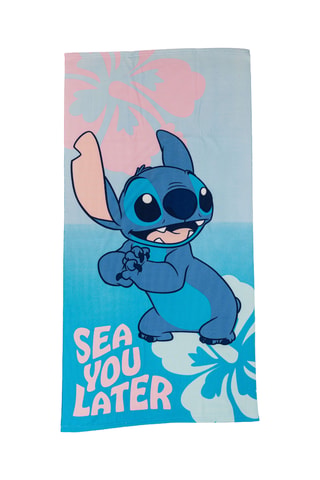 Toalla de playa Stitch Lilo y Stitch Disney - Azul ­- 70 x 140 cm