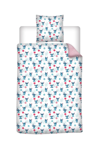 Juego de nórdico reversible Lilo y Stitch Disney - Azul y rosa