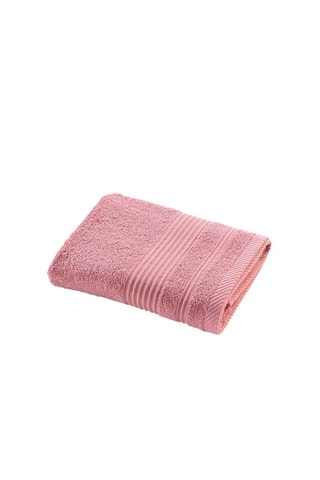 Toalla de mano Tendresse - Rosa - 50 x 90 cm