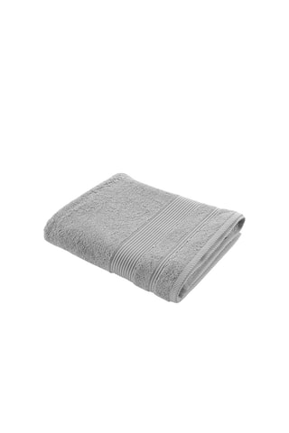 Toalla de baño Tendresse - Gris perla - 90 x 150 cm