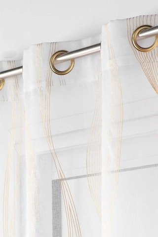 Visillo Elona - Dorado - 140 x 280 cm