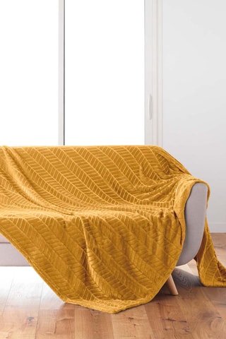 Manta Arya - Ocre - 180 x 220 cm