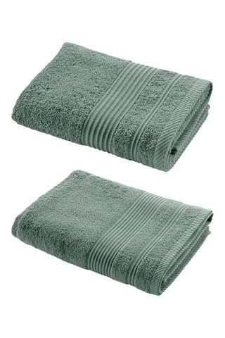 2 x Toalla de ducha - Cedro - 70 x 130 cm y 2 x Toalla de mano - Cedro - 50 x 90 cm