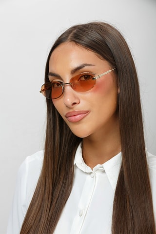 Lunettes de soleil femme - Catégorie 2 - Just Cavalli - Doré rose