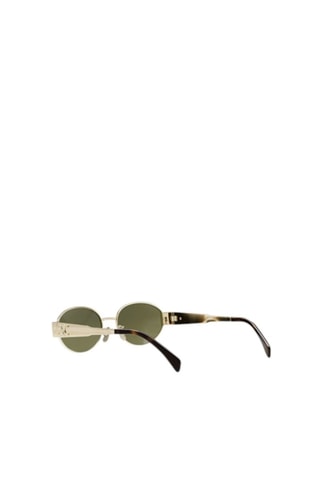 Lunettes de soleil femme - Catégorie 3 - Celine - Doré et noir