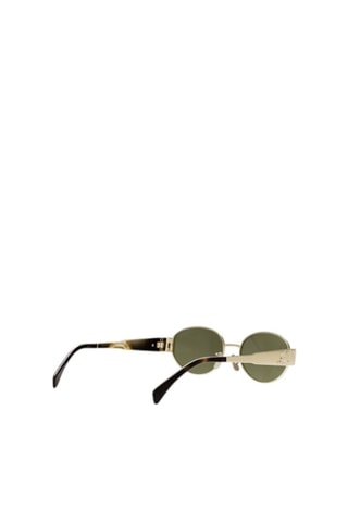 Lunettes de soleil femme - Catégorie 3 - Celine - Doré et noir