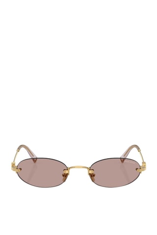 Lunettes de soleil femme - Catégorie 3 - Miu Miu - Marron