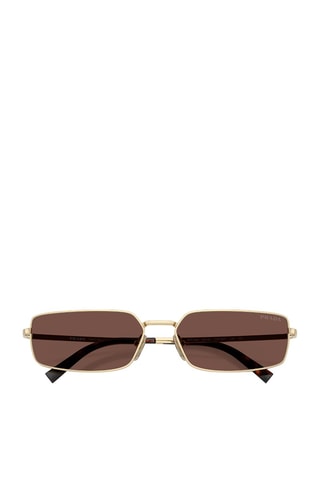 Lunettes de soleil femme - Catégorie 3 - Prada - Marron
