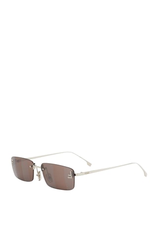 Lunettes de soleil femme - Verres effet miroir - Catégorie 2 - Fendi - Doré