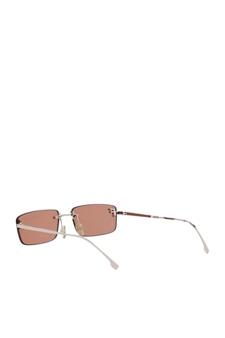 Lunettes de soleil femme - Verres effet miroir - Catégorie 2 - Fendi - Argenté