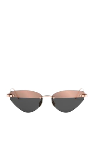Lunettes de soleil femme - Verres effet miroir - Catégorie 3 - Dior - Rose