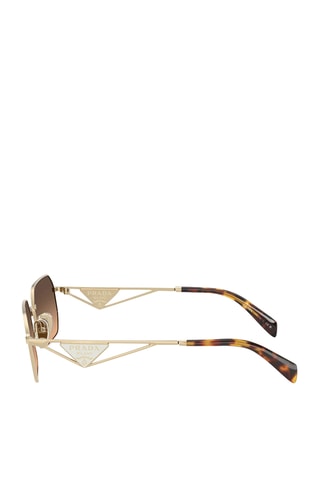 Lunettes de soleil femme - Catégorie 3 - Prada - Doré