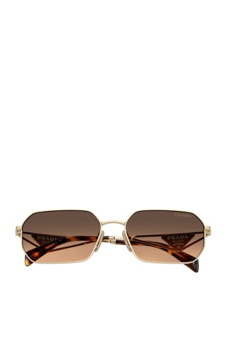 Lunettes de soleil femme - Catégorie 3 - Prada - Doré