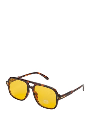 Lunettes de soleil femme - Catégorie 3 - Style Loft - Marron