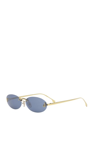 Lunettes de soleil femme - Catégorie 3 - Fendi - Argenté