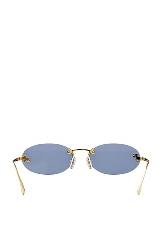 Lunettes de soleil femme - Catégorie 3 - Fendi - Argenté