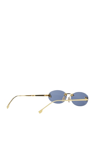 Lunettes de soleil femme - Catégorie 3 - Fendi - Argenté