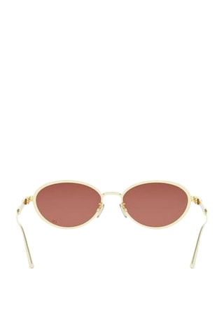 Lunettes de soleil femme - Verres effet miroir - Catégorie 1 - Dior - Argenté