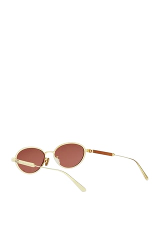 Lunettes de soleil femme - Verres effet miroir - Catégorie 1 - Dior - Argenté