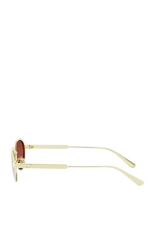 Lunettes de soleil femme - Verres effet miroir - Catégorie 1 - Dior - Argenté