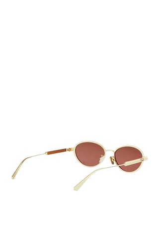 Lunettes de soleil femme - Verres effet miroir - Catégorie 1 - Dior - Argenté