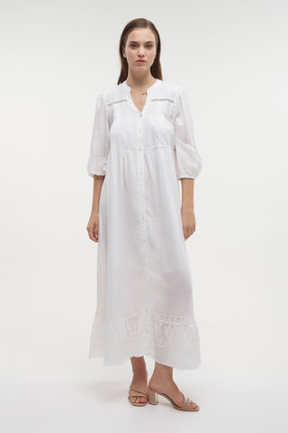 Abito a camicia - Bianco