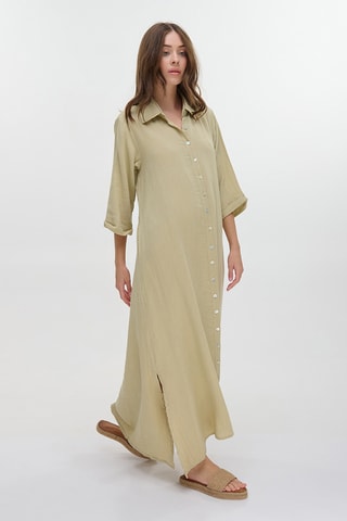 Abito a camicia - Kaki