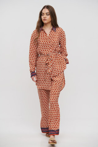 Abito a camicia - Arancione
