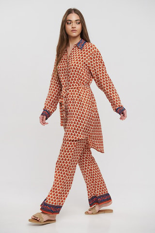 Abito a camicia - Arancione