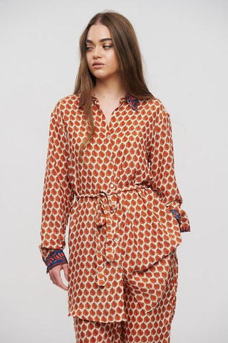 Abito a camicia - Arancione