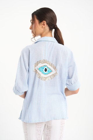 Camicia - Bianco e blu