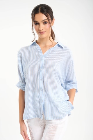 Camicia - Bianco e blu