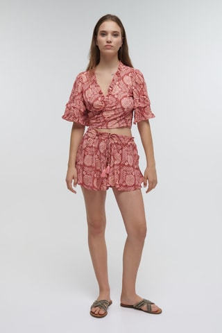 Crop top - Rosso