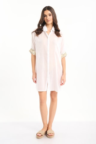Camicia - Bianco e dorato