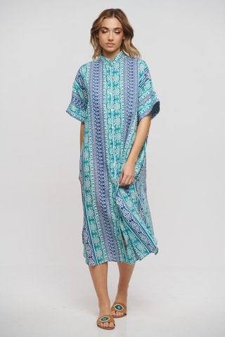 Abito a camicia - Verde