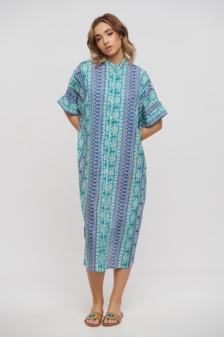 Abito a camicia - Verde