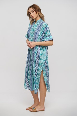Abito a camicia - Verde