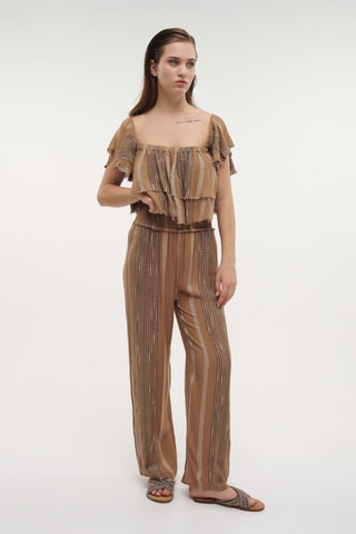 Crop top - Marrone