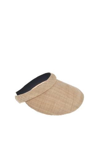 Visiera in paglia - Beige