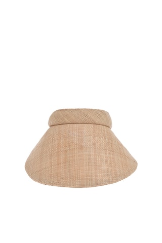 Visiera in paglia - Beige