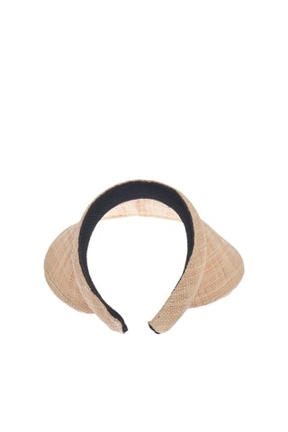 Visiera in paglia - Beige