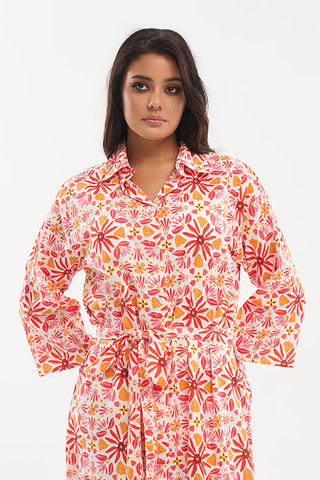 Abito a camicia - Rosa