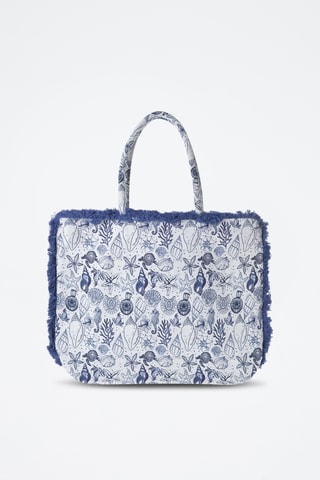 Borsa a mano - Bianco e blu