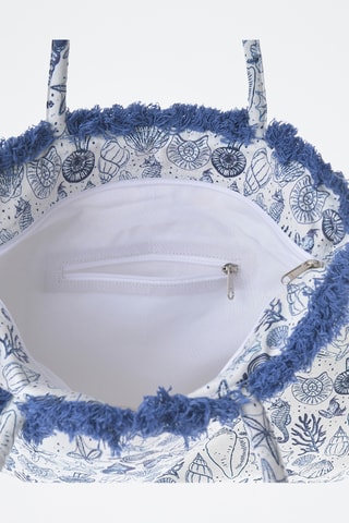 Borsa a mano - Bianco e blu