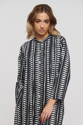 Abito a camicia - Nero e bianco